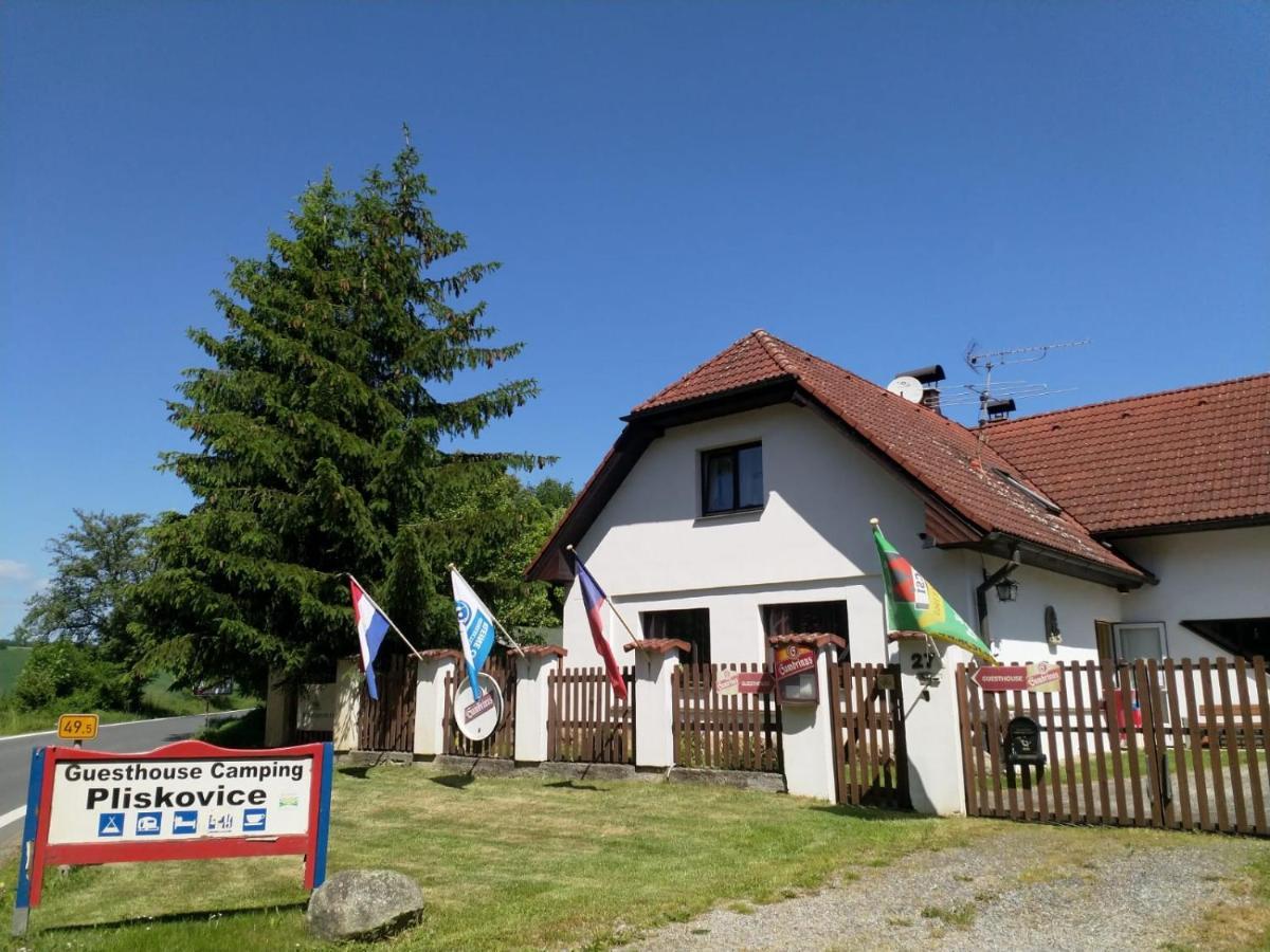 Camping & Guest House Pliskovice Mirovice Buitenkant foto